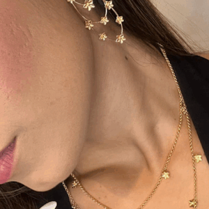 Conjunto Colar e Brinco Folhas do Sol